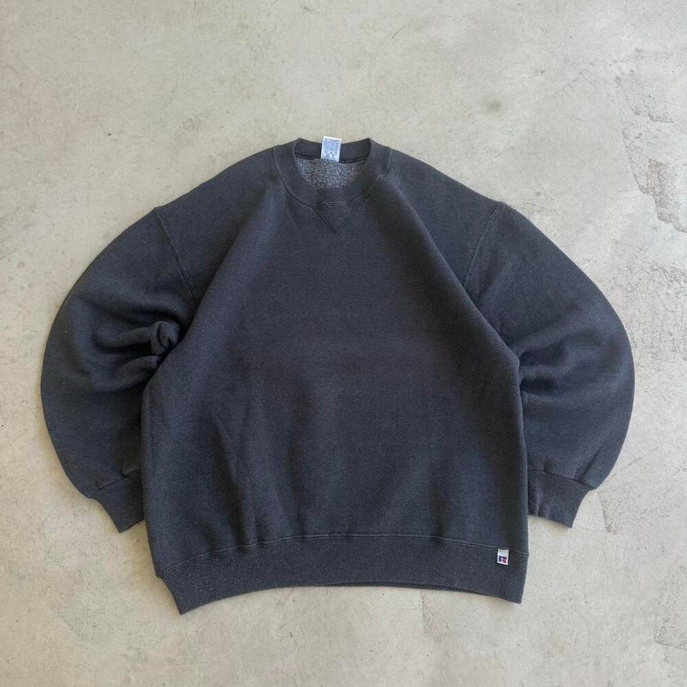 90s Vintage Grey Russell Athletic Made in USA Sweatshirt